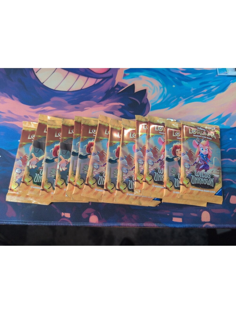LOT OF 13 Disney Lorcana Wilds Unknown Sleeved Booster Pack SEALED NEW